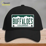 Buffaloes Novelty License Plate Hat Cotton / Black