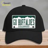 Go Buffaloes Novelty License Plate Hat Cotton / Black