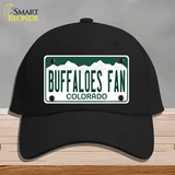 Buffaloes Fan Novelty License Plate Hat Cotton / Black