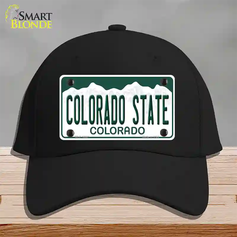 Colorado State Univ Novelty License Plate Hat Cotton / Black