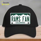 Rams Fan Novelty License Plate Hat Cotton / Black