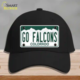 Go Falcons Novelty License Plate Hat Cotton / Black