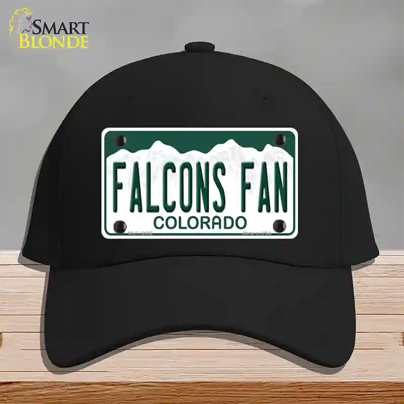 Falcons Fan Novelty License Plate Hat Cotton / Black