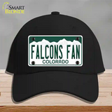 Falcons Fan Novelty License Plate Hat Cotton / Black