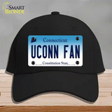 UConn Fan Novelty License Plate Hat Cotton / Black