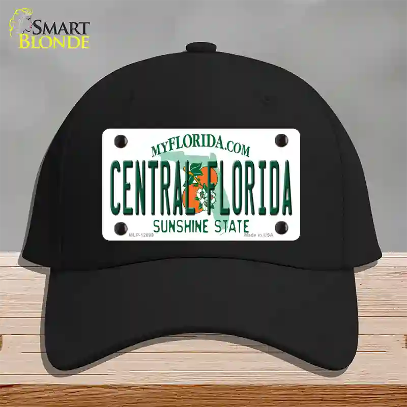 Central Florida Novelty License Plate Hat Cotton / Black