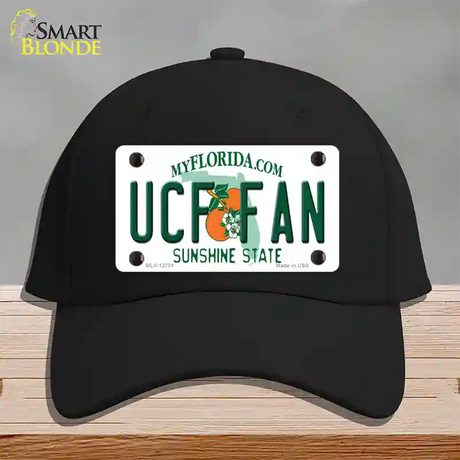 UCF Fan Novelty License Plate Hat Cotton / Black