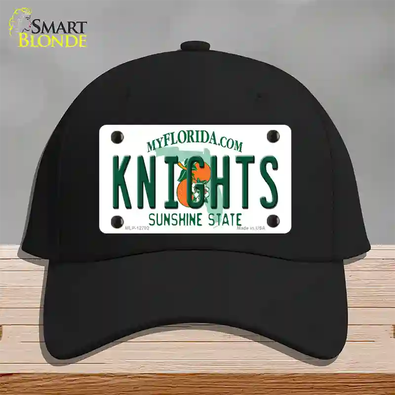 Knights Novelty License Plate Hat Cotton / Black