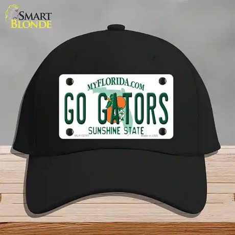 Go Gators Novelty License Plate Hat Cotton / Black