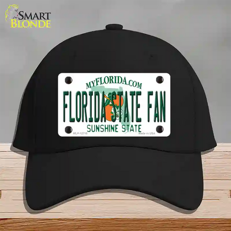 Florida State Fan Novelty License Plate Hat Cotton / Black