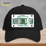 Hurricanes Fan Novelty License Plate Hat Cotton / Black