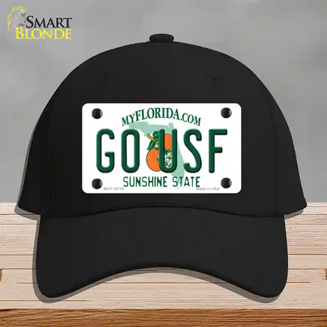 Go USF Novelty License Plate Hat Cotton / Black