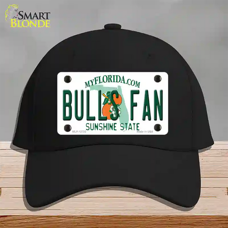 Bulls Fan Novelty License Plate Hat Cotton / Black