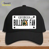 Bulldogs Fan Georgia Novelty License Plate Hat Cotton / Black