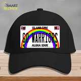 Go Warriors Novelty License Plate Hat Cotton / Black