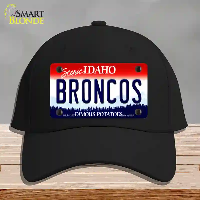 Broncos Novelty License Plate Hat Cotton / Black