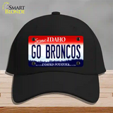 Go Broncos Novelty License Plate Hat Cotton / Black