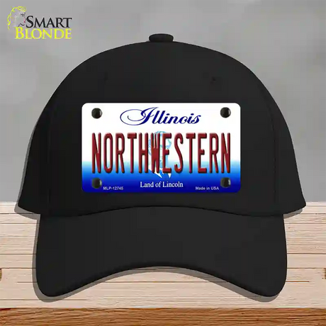 Northwestern Novelty License Plate Hat Cotton / Black