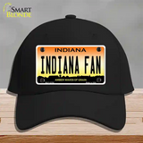 Indiana Fan Novelty License Plate Hat Tag Cotton / Black