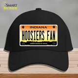 Hoosiers Fan Novelty License Plate Hat Tag Cotton / Black