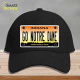 Go Notre Dame Novelty License Plate Hat Tag Cotton / Black