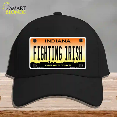 Fighting Irish Novelty License Plate Hat Tag Cotton / Black