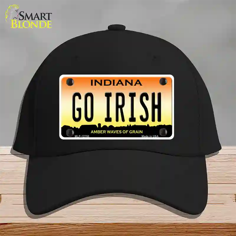 Go Irish Novelty License Plate Hat Tag Cotton / Black