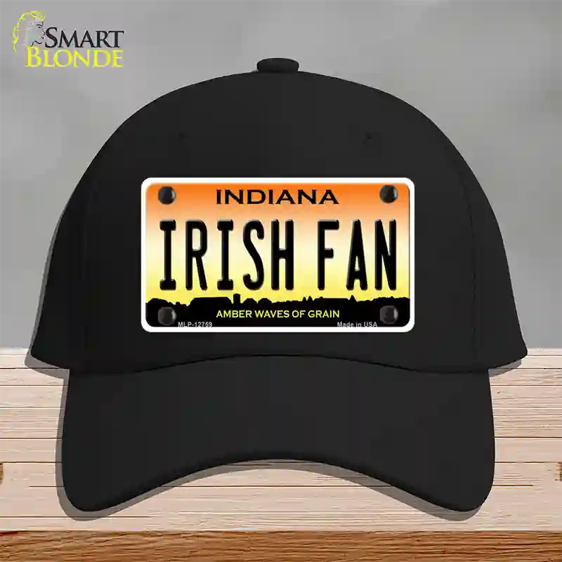 Irish Fan Novelty License Plate Hat Tag Cotton / Black