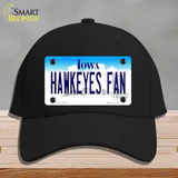 Hawkeyes Fan Novelty License Plate Hat Cotton / Black