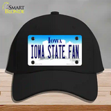 Iowa State Fan Novelty License Plate Hat Tag Cotton / Black