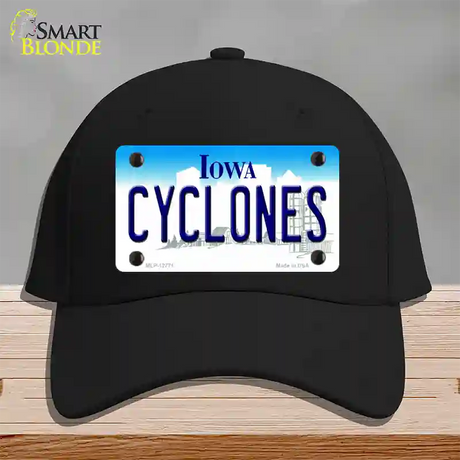 Cyclones Novelty License Plate Hat Tag Cotton / Black