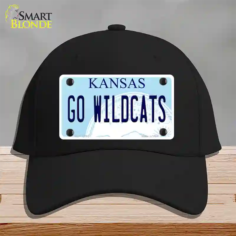 Go Wildcats Kansas Novelty License Plate Hat Tag Cotton / Black