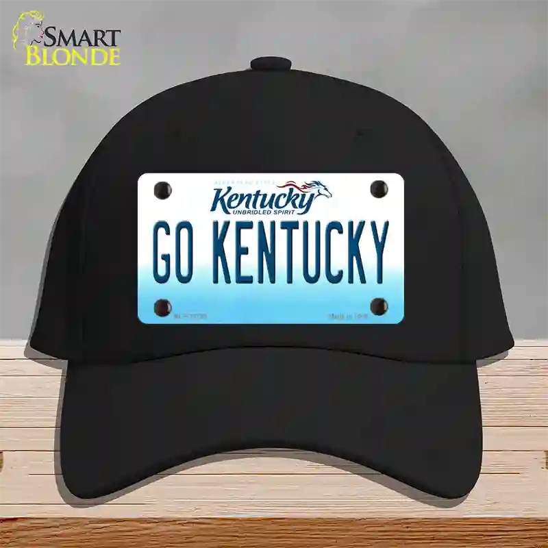 Go Kentucky Novelty License Plate Hat Tag Cotton / Black