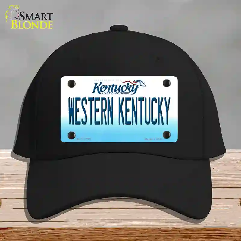 Western Kentucky Novelty License Plate Hat Tag Cotton / Black