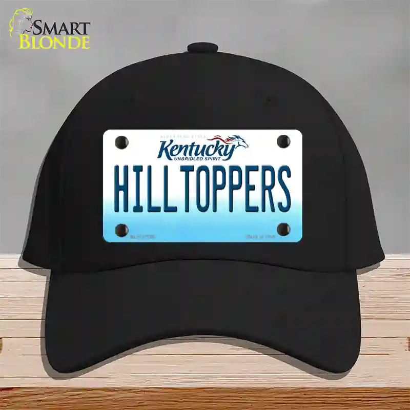 Hilltoppers Novelty License Plate Hat Tag Cotton / Black