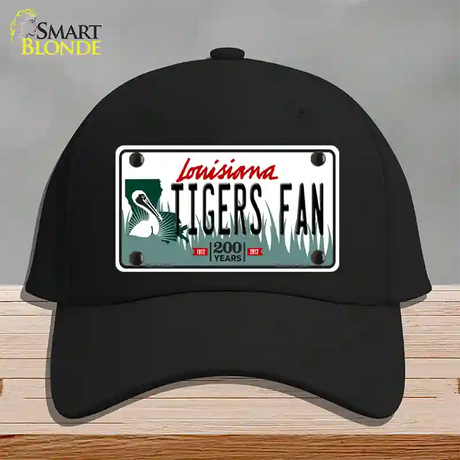 Louisiana Tigers Fan Novelty License Plate Hat Tag Cotton / Black