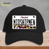 Midshipmen Novelty License Plate Hat Tag Cotton / Black