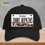 Johns Hopkins Novelty License Plate Hat Tag Cotton / Black