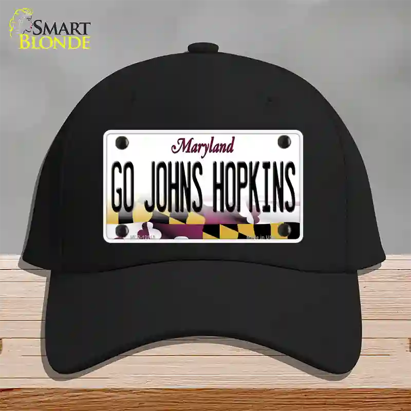 Go Johns Hopkins Novelty License Plate Hat Cotton / Black