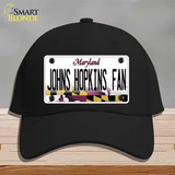 Johns Hopkins Fan Novelty License Plate Hat Cotton / Black