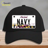 Navy Novelty License Plate Hat Cotton / Black