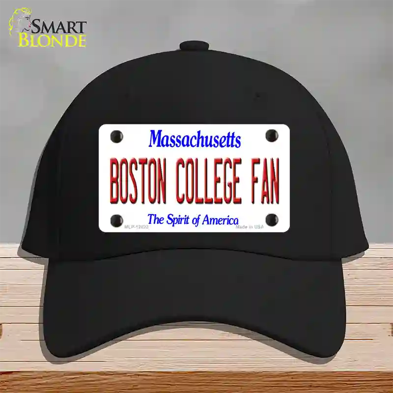 Boston College Fan Novelty License Plate Hat Cotton / Black