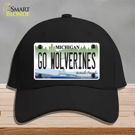 Go Wolverines Novelty License Plate Hat Cotton / Black