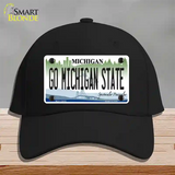 Go Michigan State Novelty License Plate Hat Cotton / Black