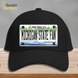 Michigan State Fan Novelty License Plate Hat Cotton / Black