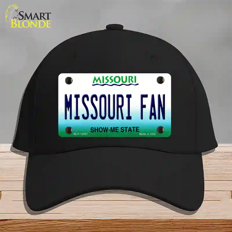 Missouri Fan Novelty License Plate Hat Cotton / Black