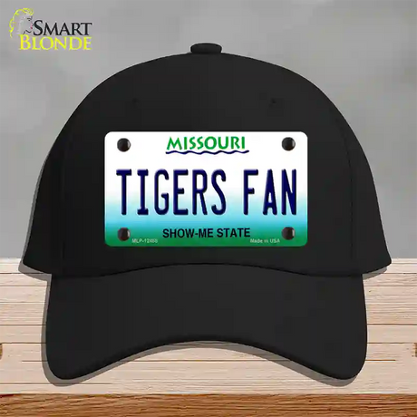 Tigers Fan Missouri Novelty License Plate Hat Cotton / Black