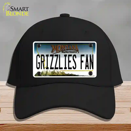 Grizzlies Fan Novelty License Plate Hat Cotton / Black