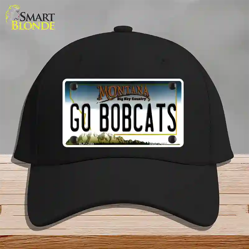 Go Bobcats Novelty License Plate Hat Cotton / Black