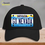 Go Nevada Novelty License Plate Hat Cotton / Black